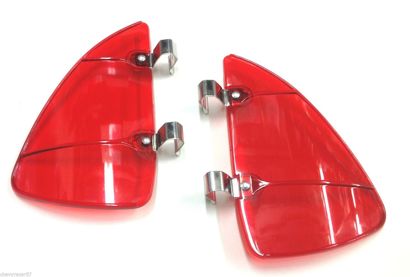 58 59 60 61 62 63 64 65 66 67 68 Chevy Impala Vent Window Red